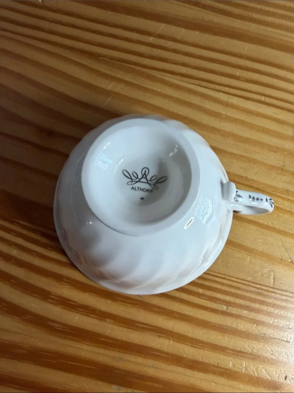 Rare Althorp Fine Bone China Princess Diana Rose Teacup Saucer Set